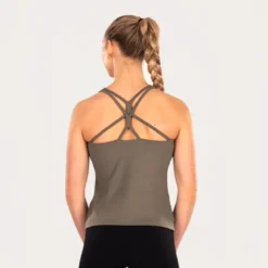 Star Strap Tank Top Green