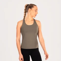 Star Strap Tank Top Green