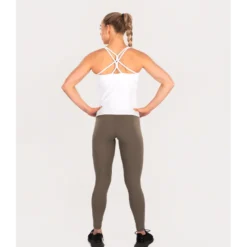 Star Strap Tank Top White