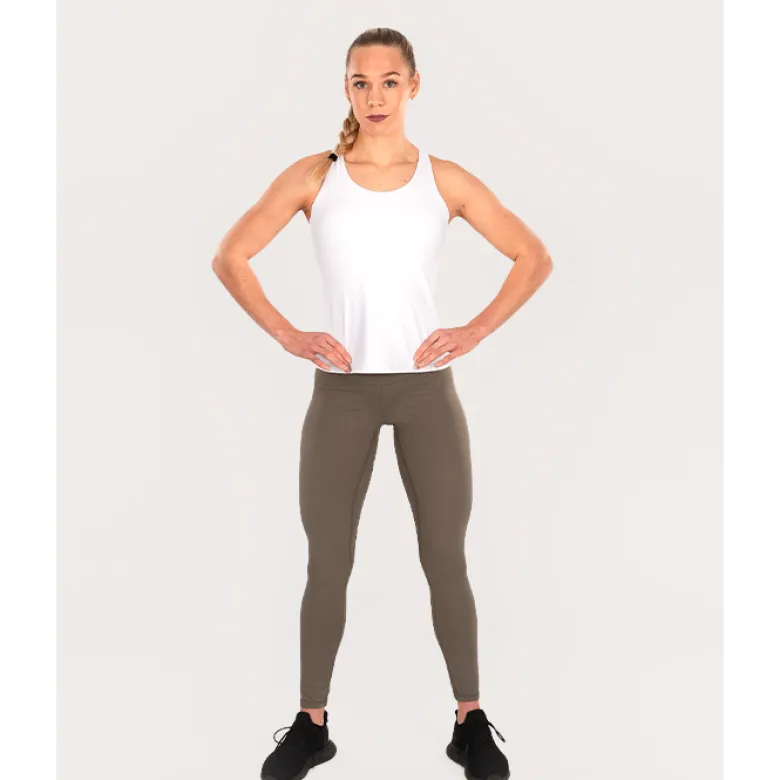 Star Strap Tank Top White