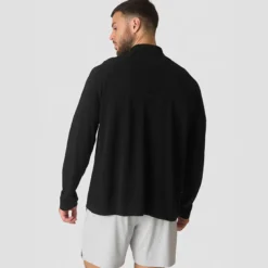 Stride 1/4 Longsleeve, Black