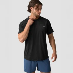 Stride Raglan T-shirt, Black