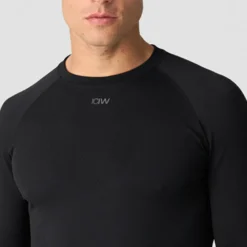 Stride Seamless Longsleeve, Black