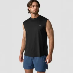 Stride Sleeveless T-shirt,Black