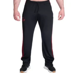 2 Stripe Standard Mesh Pant, Black/Red