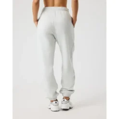 Studio Oversized Sweatpants, Ultra Light Grey Melange