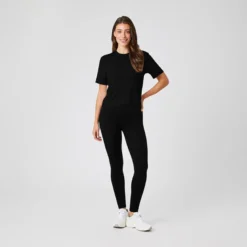 Studio Soft Cropped T-shirt, Black Beauty