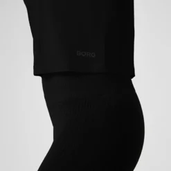 Studio Soft Cropped T-shirt, Black Beauty