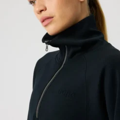 Studio Soft Halfzip Sweatshirt, Black Beauty