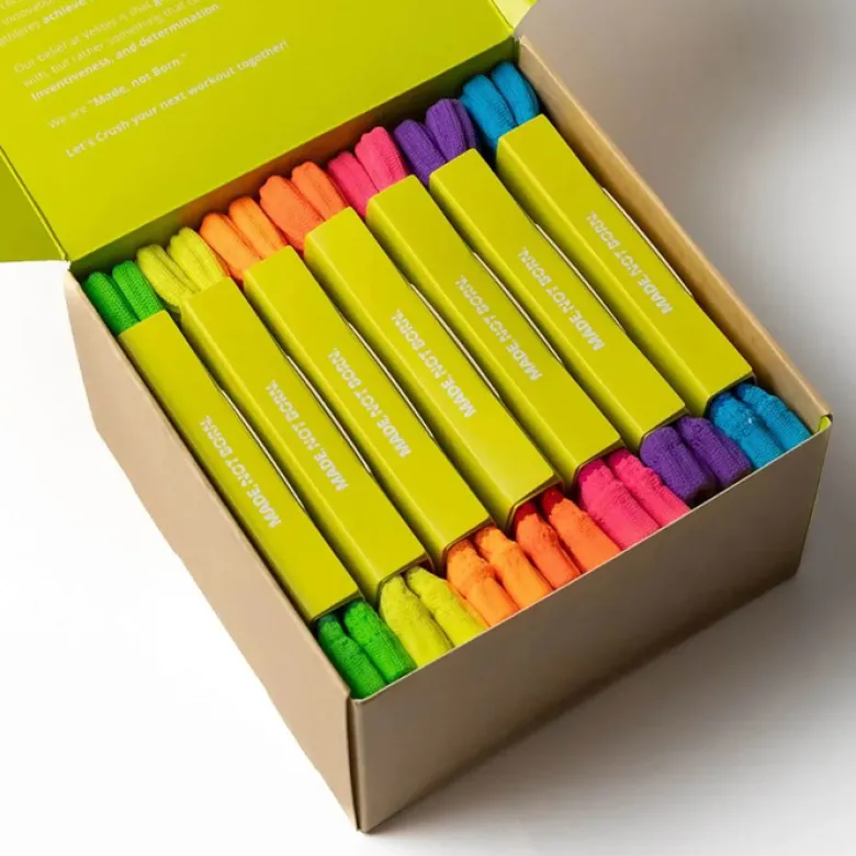 Svettehåndleddsbånd Neon 7-pack