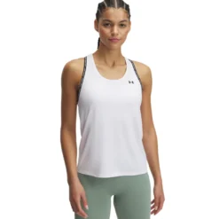 Tech Knockout Tank, White, L