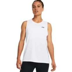Tech Tank Solid, White, S