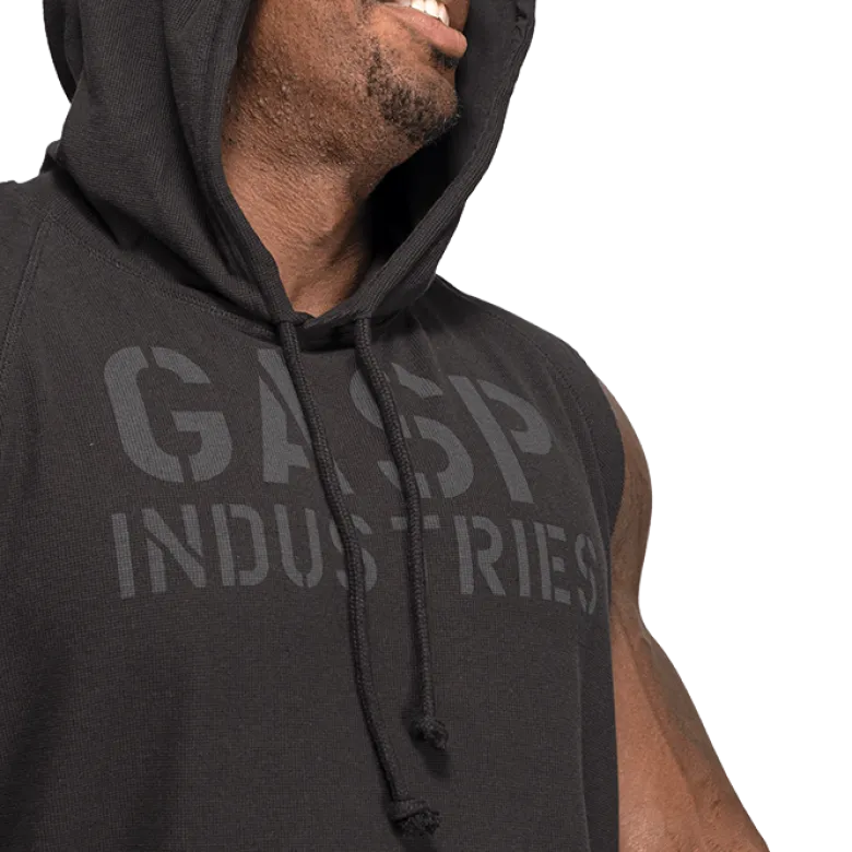 Thermal sl Hoodie, Washed Black