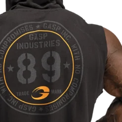 Thermal sl Hoodie, Washed Black