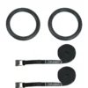 Titan Life Gym Rings, Black