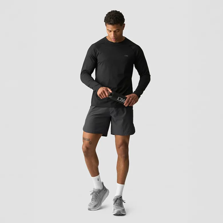 Training Mesh Long Sleeve Men, Black