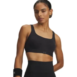 UA Effortless High Bra, Black