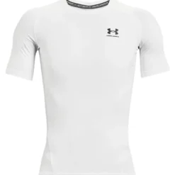 UA HG Armour Comp SS, White