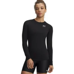 UA HG Authentics Comp LS Black
