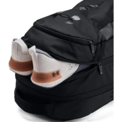 UA Hustle 6.0 Backpack, Black