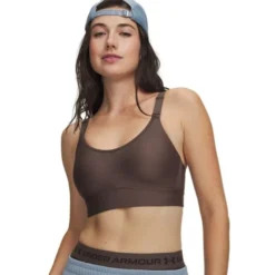 UA Infinity Mid 2.0 Bra Peppercorn