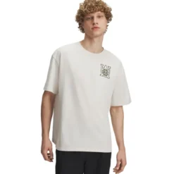 UA M HWT OS Hoops Courtside White
