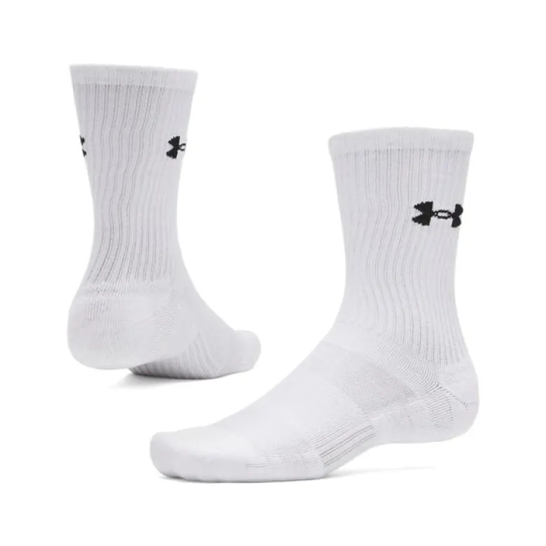 UA Performance Cotton 3-pack CRW White