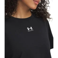 UA Rival Boxy Tee Solid Black