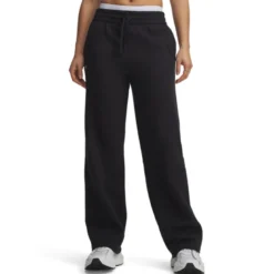 UA Rival FLC Straight Pants Black