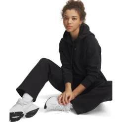 UA Rival FLC Straight Pants Black
