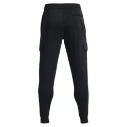 UA Rival Fleece Cargo Jogger Black