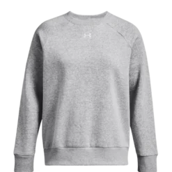 UA Rival Fleece Crew, Pitch Gray