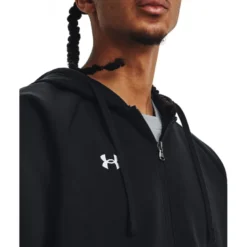 UA Rival Fleece FZ Hoodie Black