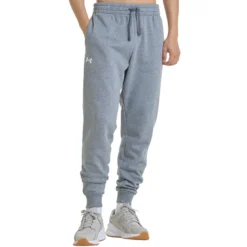 UA Rival Fleece Joggers, Castlerock Light Heather