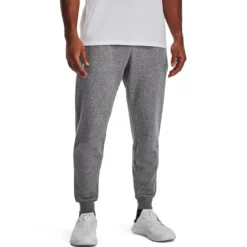 UA Rival Fleece Joggers, Castlerock Light Heather