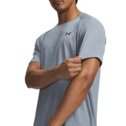 UA Tech Textured SS Blue Wind