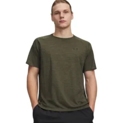 UA Tech Textured SS Marine OD Green