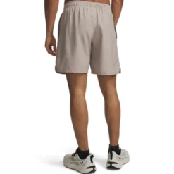 UA Tech Woven Wordmark Short Timberwolf Taupe