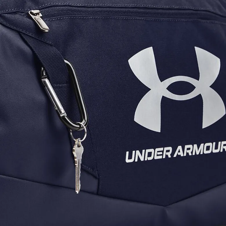 UA Undeniable 5.0 Duffle Medium, Midnight Navy/Metallic Silver