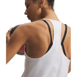 UA Vanish Racerback Tank, Halo Gray