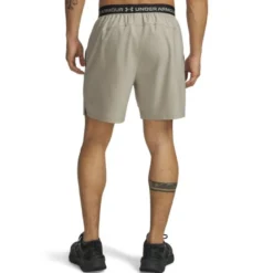 UA Vanish Wven Short 2.0 6in Timberwolf Taupe