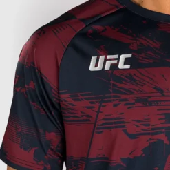 UFC Zenith Fight Week Dry Tech T-shirt Navy Blue/Burgundy/Silver