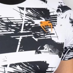 UFC Zenith Fight Week Rashguards Shortsleeve Black/White/Orange