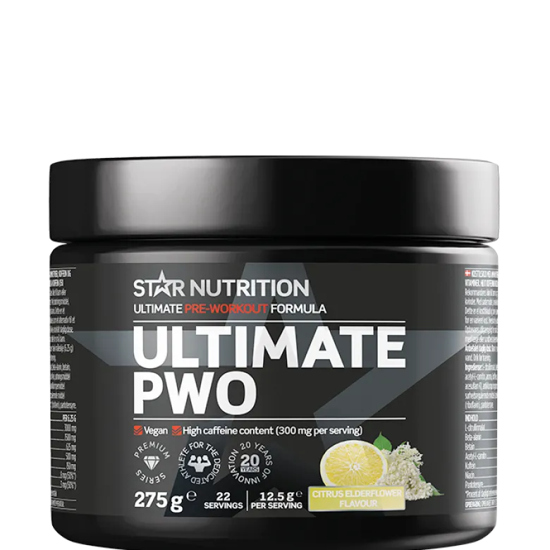 Ultimate PWO, Citrus Elderflower 275 g