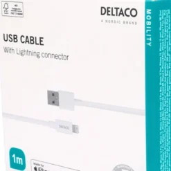 USB-A Lightning-Kabel 1 m, Vit