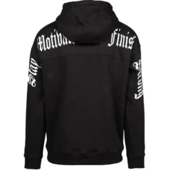 Utah Zipped Hoodie, black