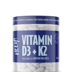Vegansk Vitamin D3 + K2 med Superfruits 90 kapsler