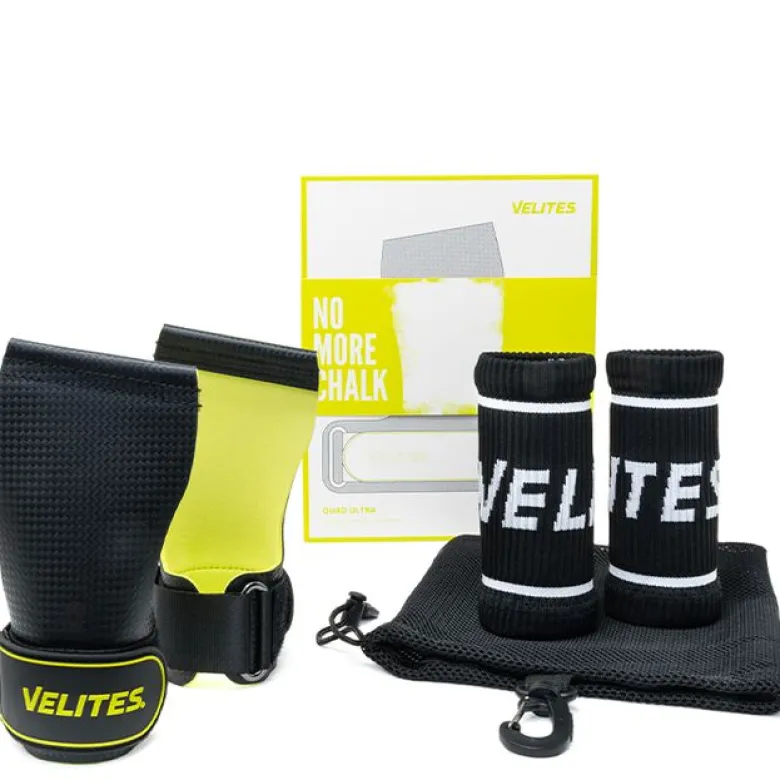 Velites Quad Ultra Hand Grips No Chalk Black Kit