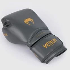 Venum Contender 1.5 Boxing Gloves, Grey/Gold, 10oz