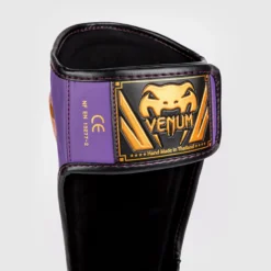 Venum Elite Shin Guards Dark Purple